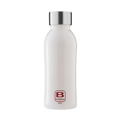B Bottles Light – Bright White – 530 ml – Ultraleichte und kompakte Flasche aus 18/10-Edelstahl